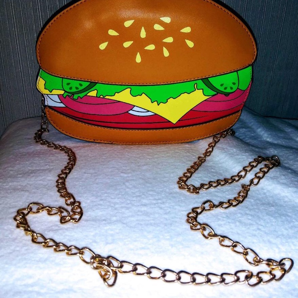 Unique hamburger 🍔 crossbody purse